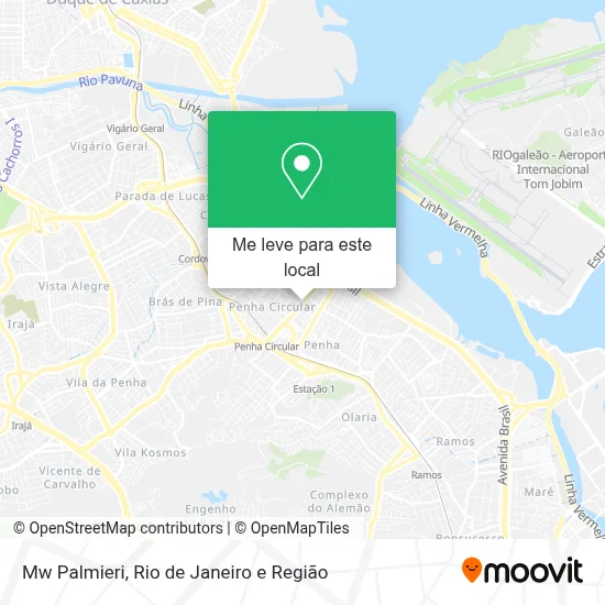 Mw Palmieri mapa