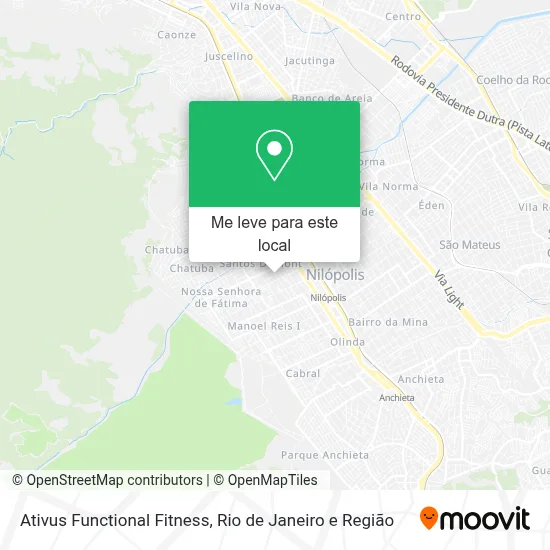 Ativus Functional Fitness mapa