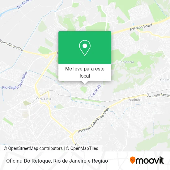 Oficina Do Retoque mapa