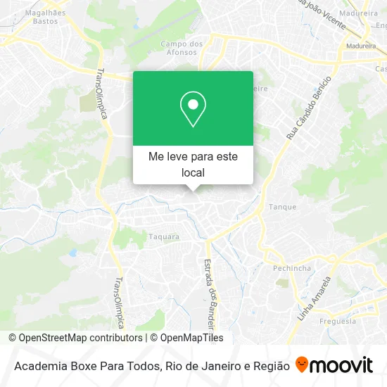 Academia Boxe Para Todos mapa