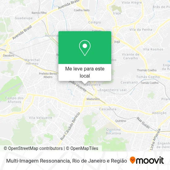 Multi-Imagem Ressonancia mapa