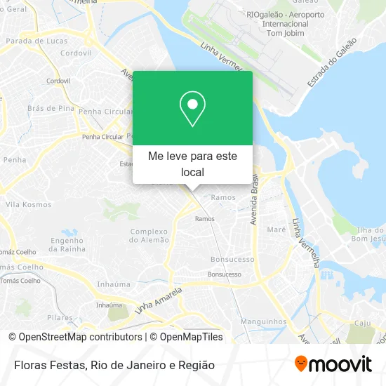 Floras Festas mapa