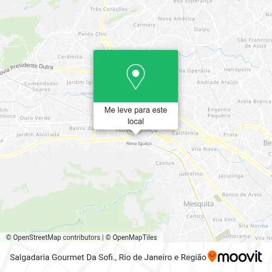 Salgadaria Gourmet Da Sofi. mapa