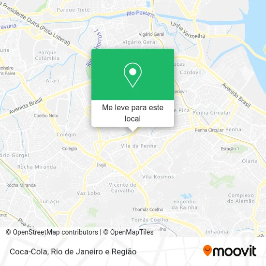 Coca-Cola mapa