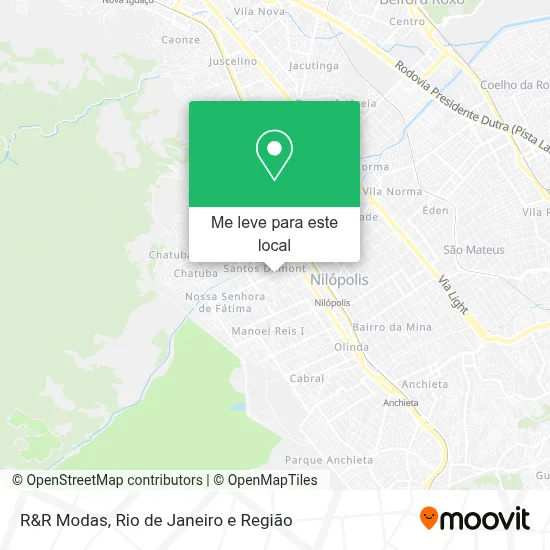 R&R Modas mapa