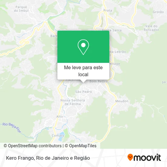 Kero Frango mapa