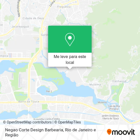 Negao Corte Design Barbearia mapa