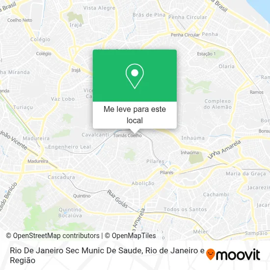 Rio De Janeiro Sec Munic De Saude mapa