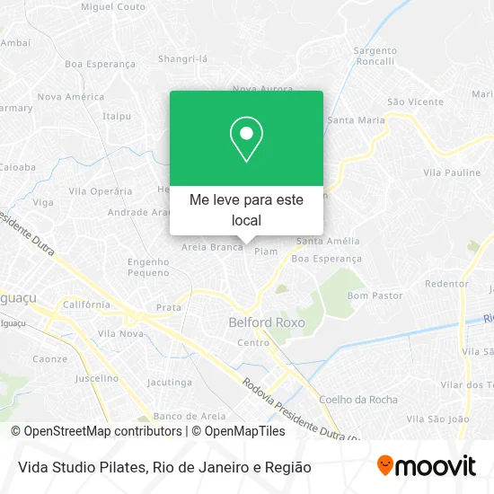 Vida Studio Pilates mapa