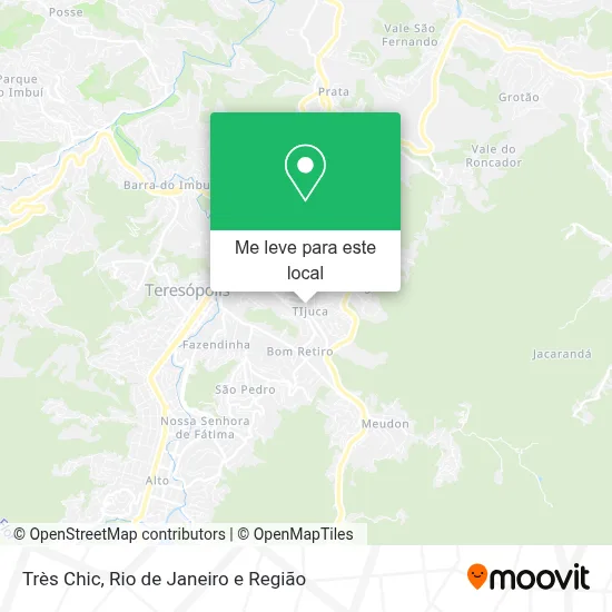 Très Chic mapa