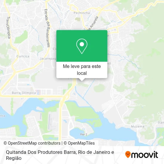 Quitanda Dos Produtores Barra mapa