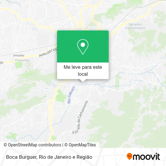 Boca Burguer mapa