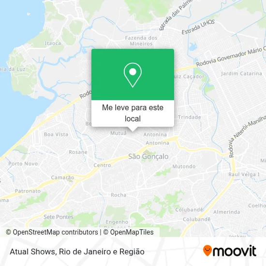 Atual Shows mapa