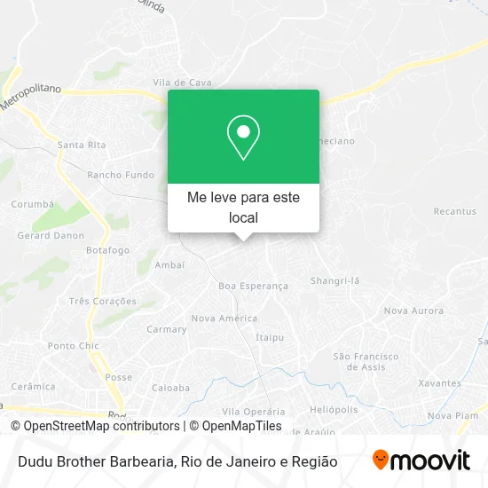 Dudu Brother Barbearia mapa