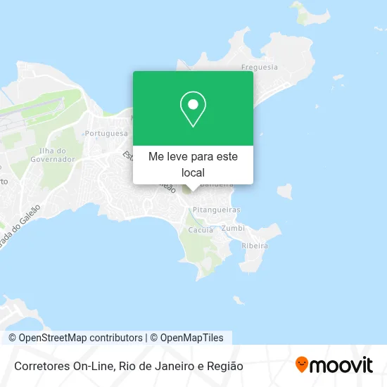 Corretores On-Line mapa