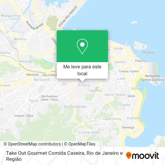 Take Out Gourmet Comida Caseira mapa