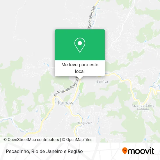 Pecadinho mapa