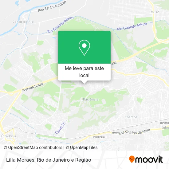 Lilla Moraes mapa