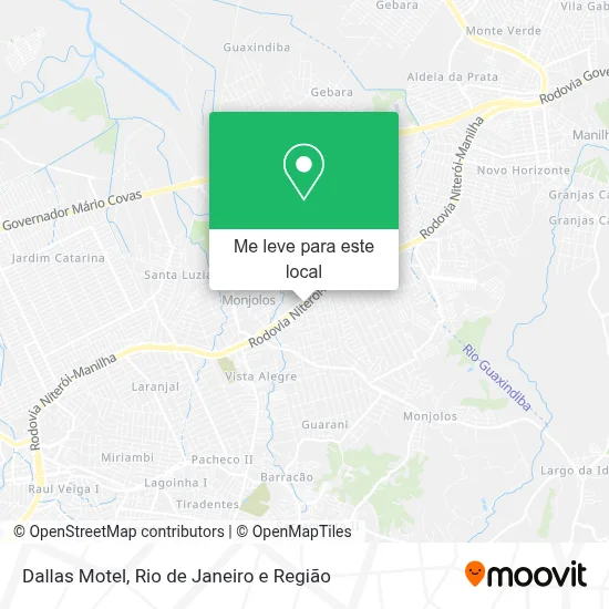 Dallas Motel mapa