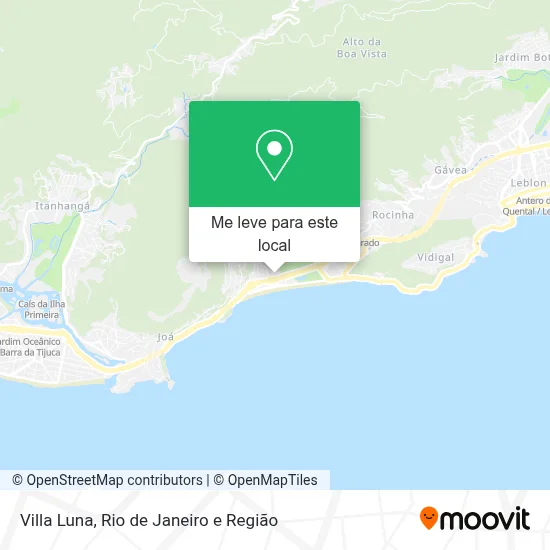 Villa Luna mapa
