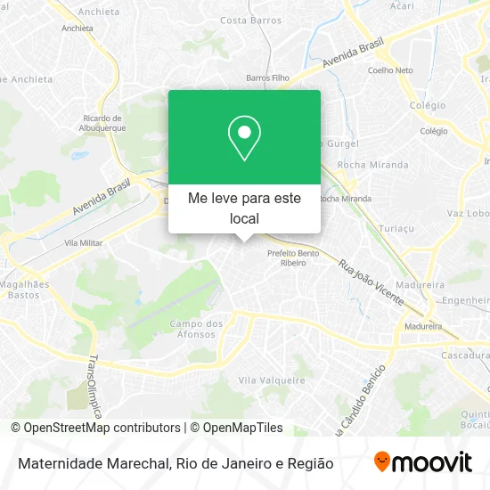 Maternidade Marechal mapa