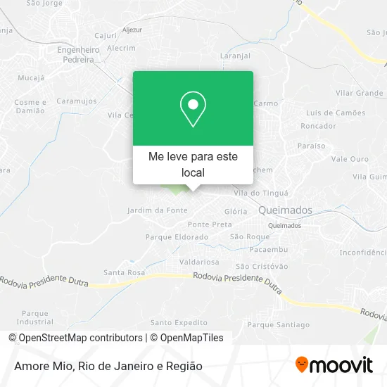 Amore Mio mapa