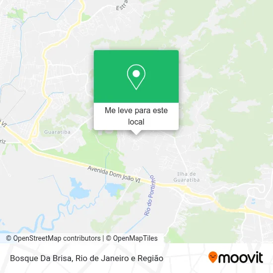 Bosque Da Brisa mapa