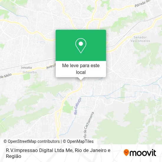 R.V.Impressao Digital Ltda Me mapa