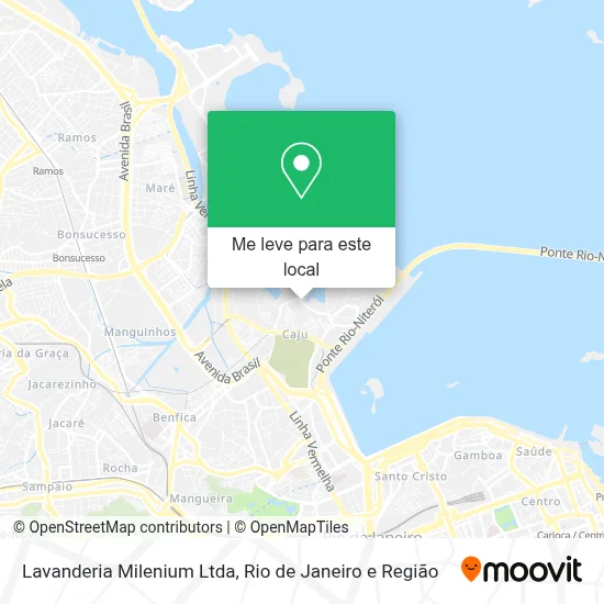 Lavanderia Milenium Ltda mapa