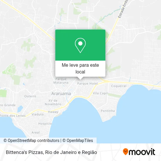 Bittenca's Pizzas mapa