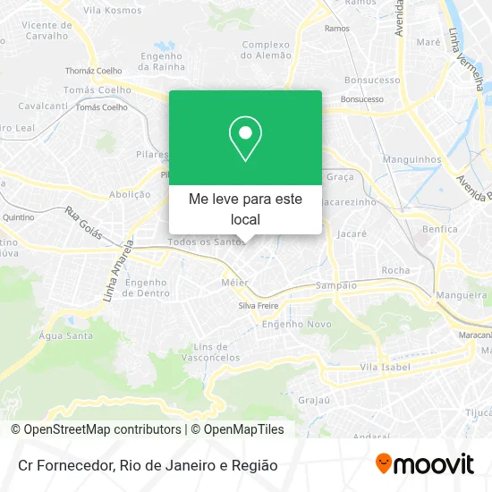 Cr Fornecedor mapa