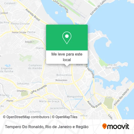 Tempero Do Ronaldo mapa