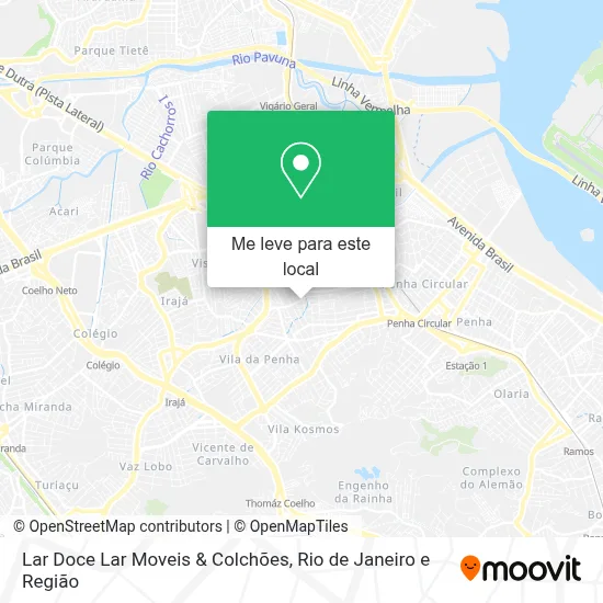 Lar Doce Lar Moveis & Colchões mapa