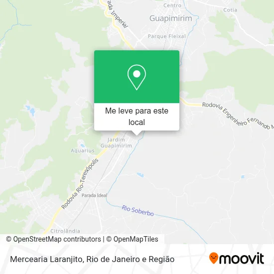 Mercearia Laranjito mapa