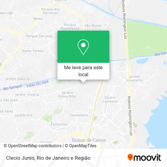 Clecio Junio mapa