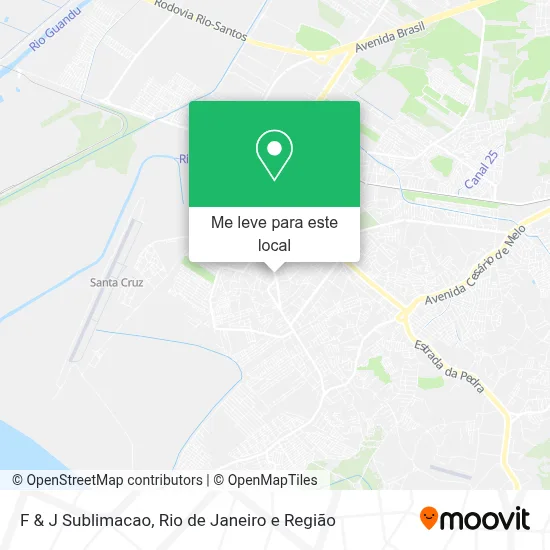 F & J Sublimacao mapa