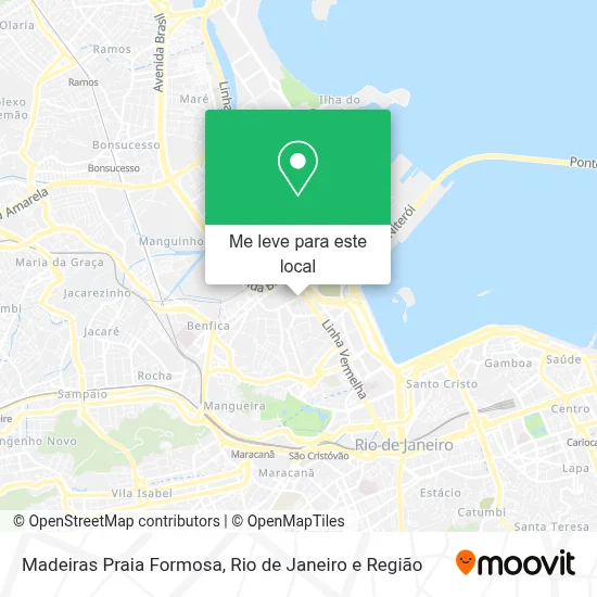 Madeiras Praia Formosa mapa