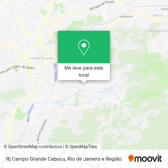 Rj Campo Grande Cabucu mapa