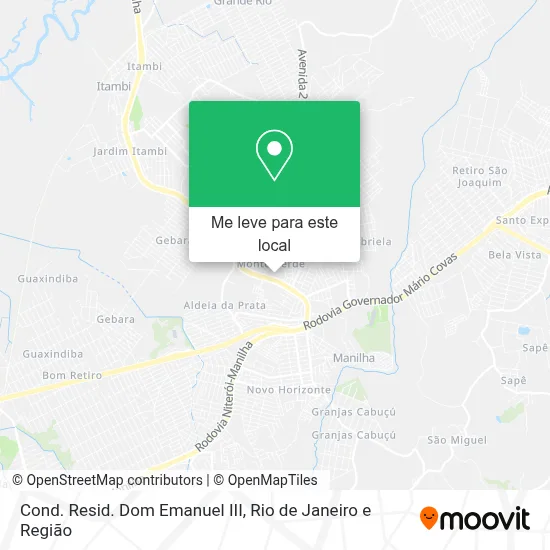 Cond. Resid. Dom Emanuel III mapa
