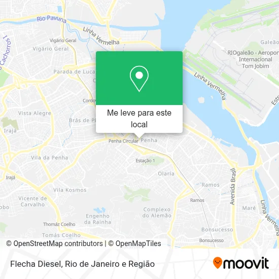 Flecha Diesel mapa