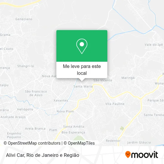 Alivi Car mapa
