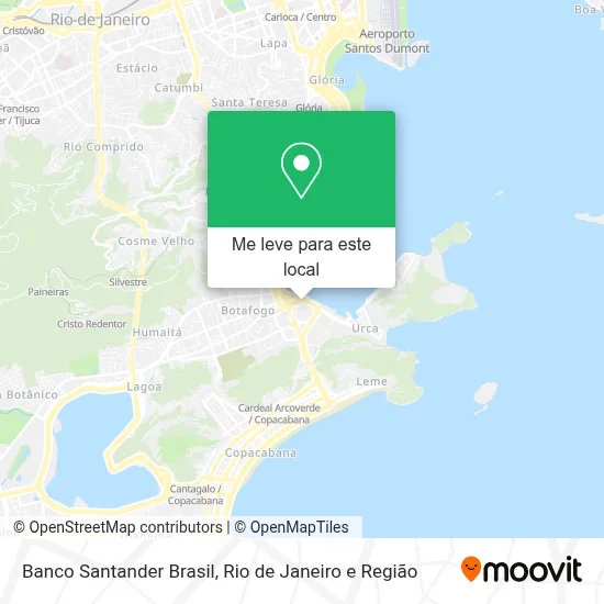 Banco Santander Brasil mapa