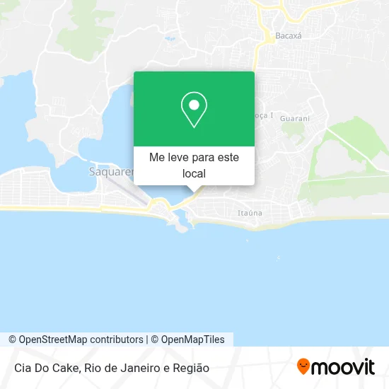 Cia Do Cake mapa