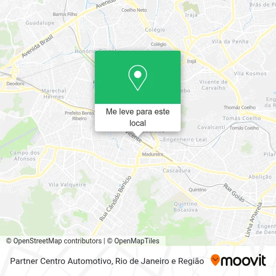 Partner Centro Automotivo mapa