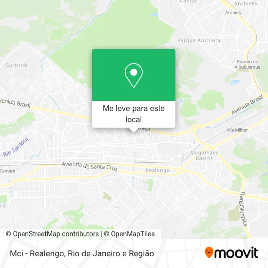 Mci - Realengo mapa