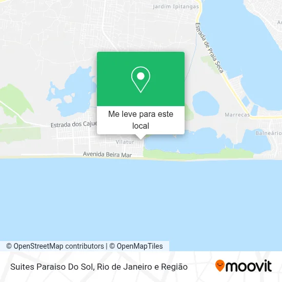 Suites Paraiso Do Sol mapa