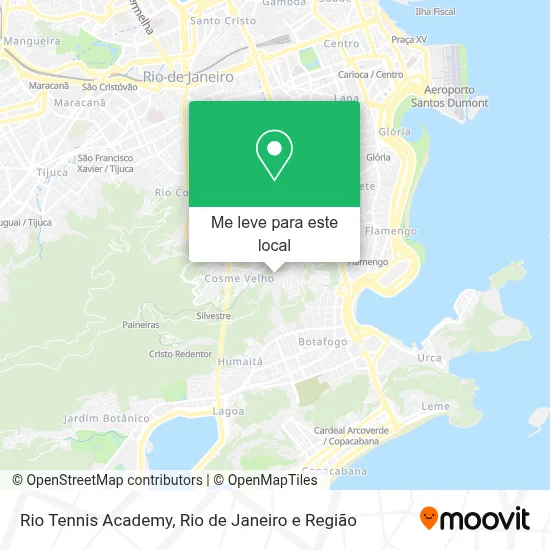 Rio Tennis Academy mapa
