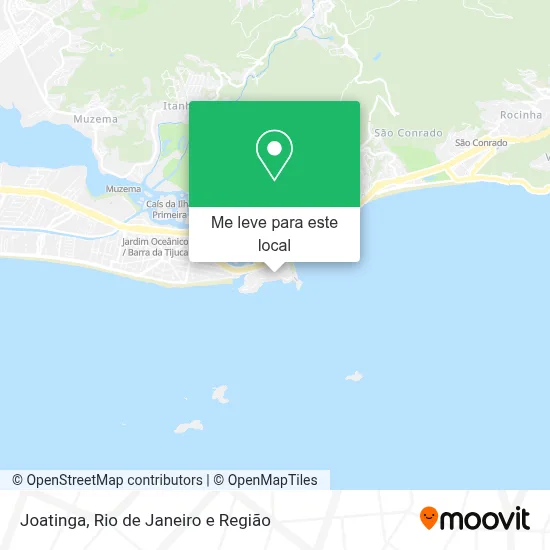 Joatinga mapa