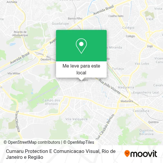 Cumaru Protection E Comunicacao Visual mapa