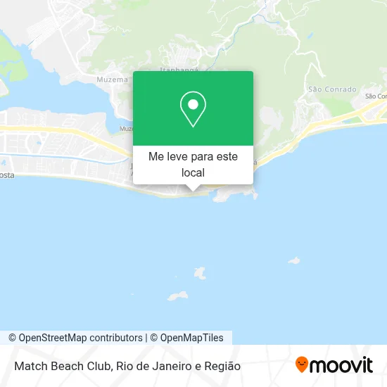 Match Beach Club mapa